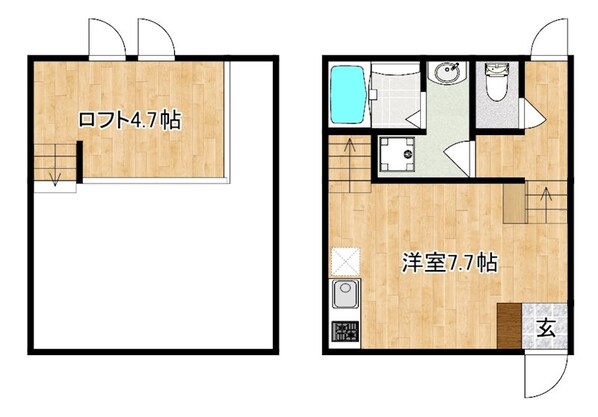 ETRE小郡駅前の物件間取画像